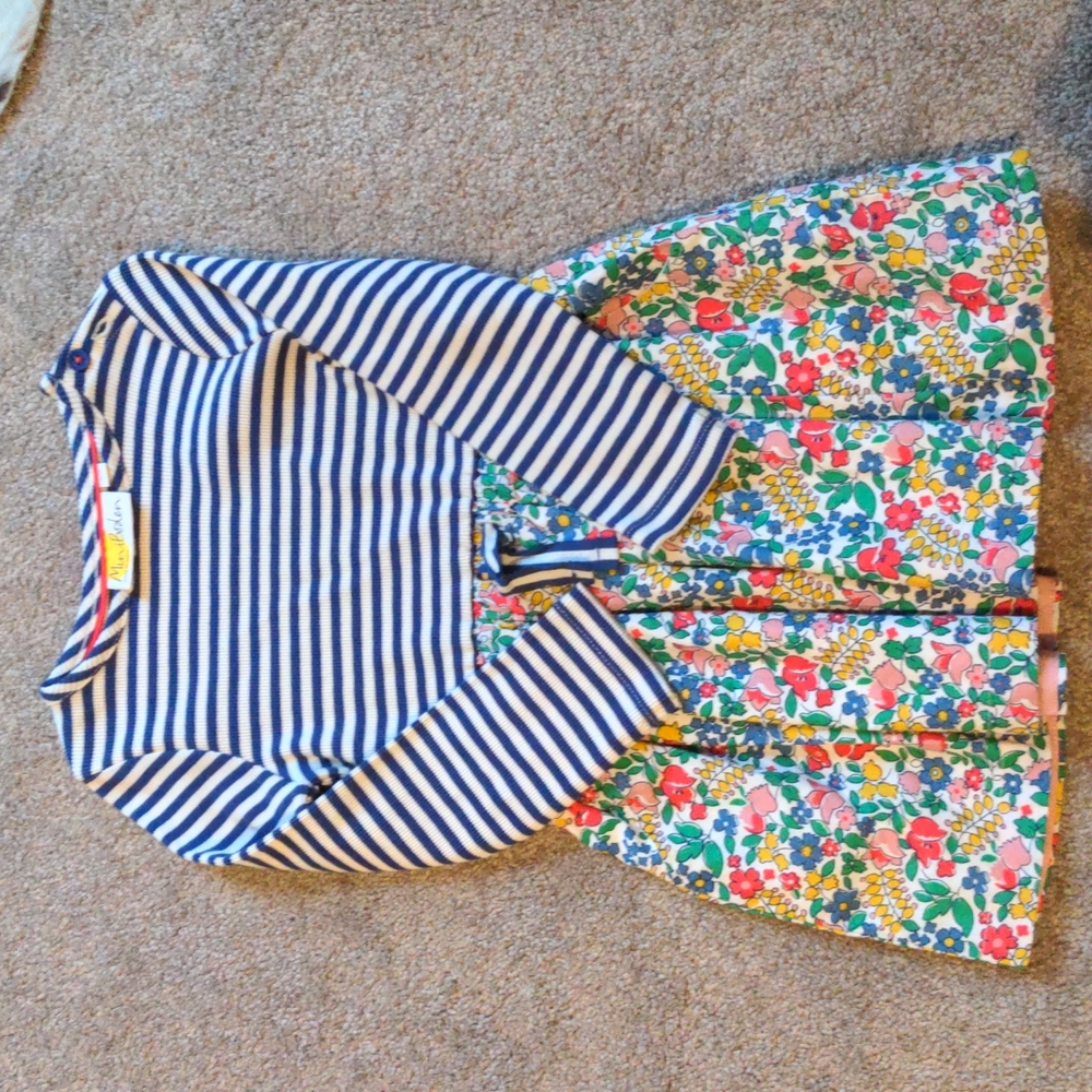 Mini Boden liberty swing dress 2-3